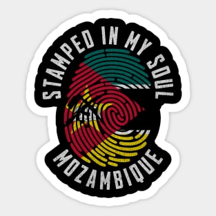 Stamped in My Soul Mozambique Flag Mozambican Pride Sticker